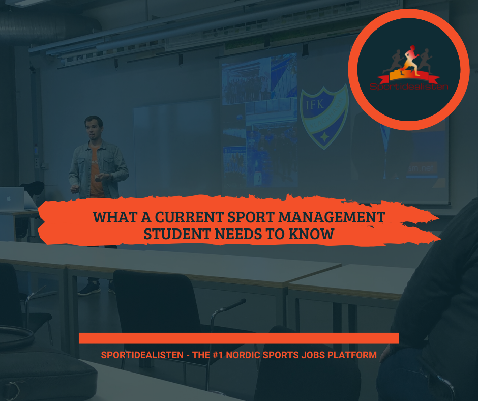 Sport Management Students Jakob Wikenstaal Talk