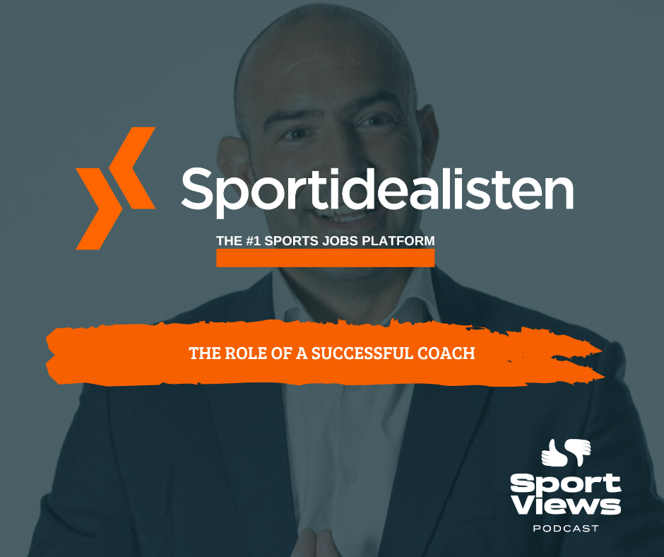 Rob Haans sharing coaching insights on sports podcast.