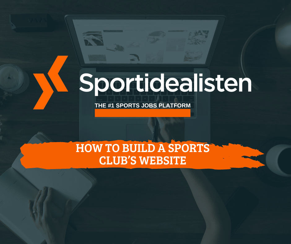 How to build a sports club’s website